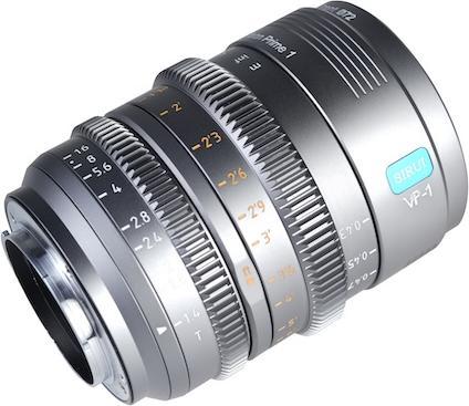 Actual product image Sirui VP-1-24G VISION PRIME T1.4 Vollformat Cine Lens 24mm grau (C-mount, full size)