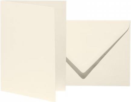 Actual product image Artoz 10 folding cards with envelopes Mosaic DIN B6 ivory (B6, 1 x)