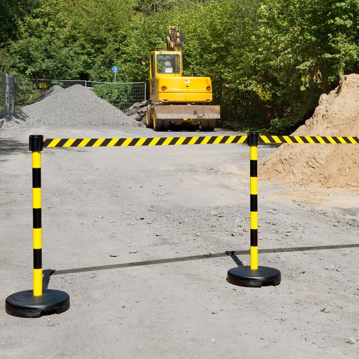 Produktbild Moravia Morion Gurt-Warnständer BASIC Oberteil Kunststoff g-s, Höhe 950 mm