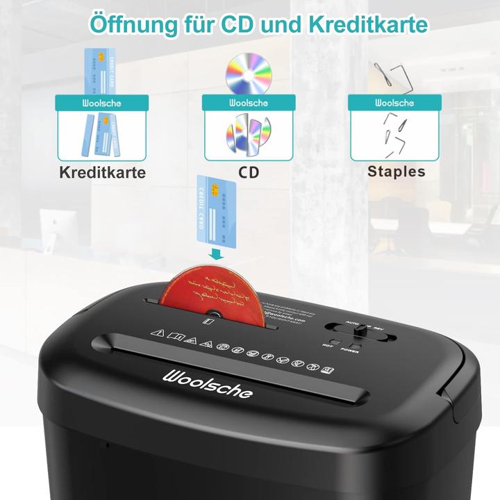 Produktbild Woolsche Aktenvernichter (Partikelschnitt)