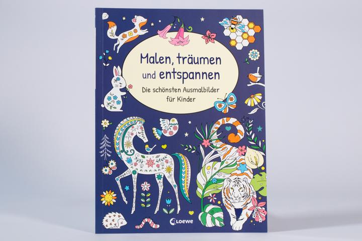 Produktbild Loewe Malen, träumen und entspannen - Die schönsten Ausmalbilder für Kinder