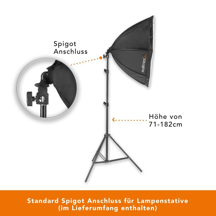 Produktbild Walimex pro LED 60W Octagon Ø65cm Bi Color Kit 1 (Softbox, 65 cm)