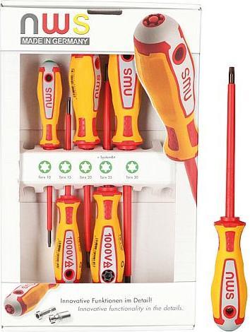 Actual product image NWS Screwdriver set VDE 6 pcs. (Pin-torx)