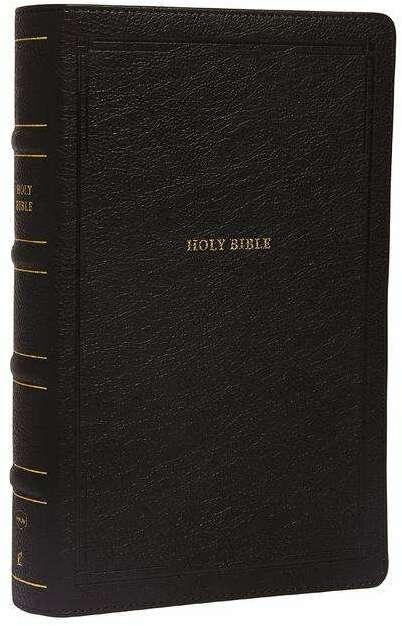 Image du produit NKJV, End-of-Verse Reference Bible, Personal Size Large Print, Leathersoft, Black, Red Letter (Règle spéciale)