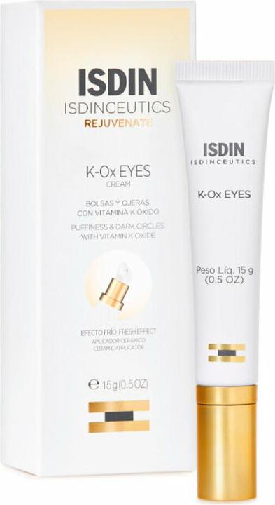 Image du produit Urgo Isdin, Isdutics K Ox Eye Cream à la vitamine K oxydée, 15g (Crème, 15 ml, Jour + nuit)
