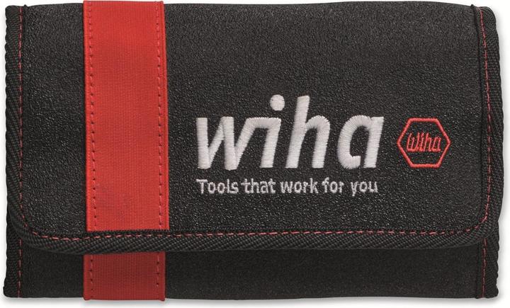 Actual product image Wiha Screwdriver and bit set slimVario slotted Pozidriv PlusMinus/Pozidriv in pouch (Slotted screws, Pozidriv cross recess (PZ))