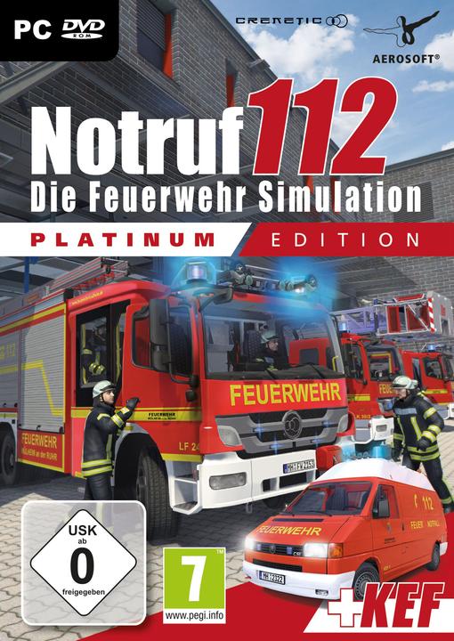Aerosoft Notruf 112 - Die Feuerwehr Simulation - Platinum Edition (PC, DE)