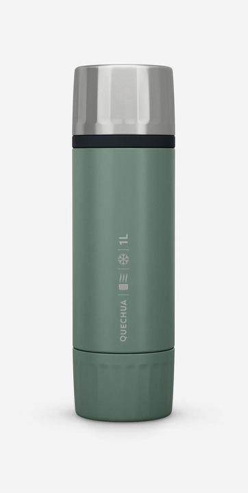Immagine prodotto Quechua Pallone sottovuoto da 1 litro in acciaio inox chiusura rapida Hiking - MH900 (1 l)