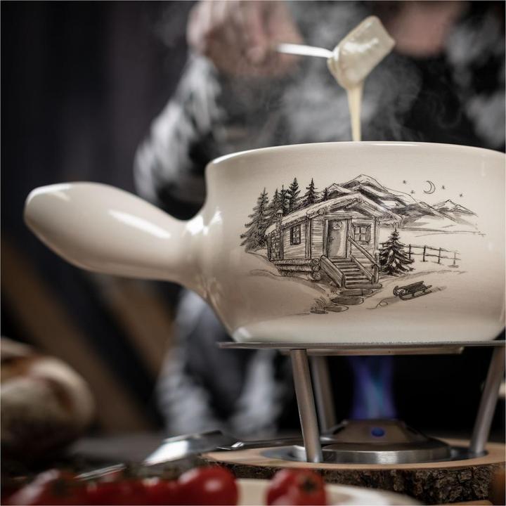 Actual product image Kuhn Rikon Cheese fondue set Chalet 10 pcs (Cheese fondue)