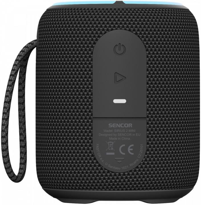 Actual product image Sencor SIRIUSINI Bluetooth speaker, power 16 W, LED, TWS