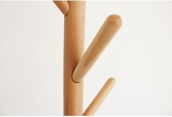 Produktbild Unilux Garderobenständer MIKADO, 8 Haken, Buchenholz platzsparendes Design, abgerundete Kleiderhaken, st...