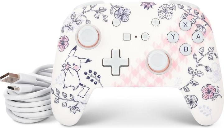 Image du produit PowerA Enhanced Wireless Controller Pikachu Garden (Switch OLED, Switch Lite, Switch)