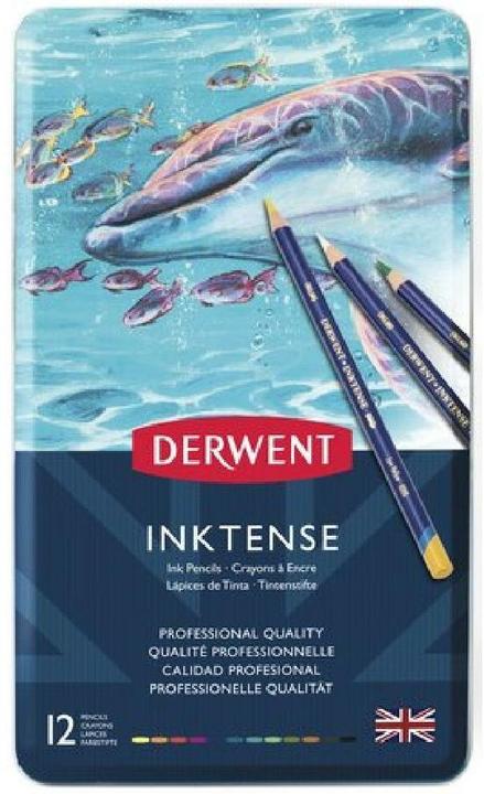 Derwent Inktense Permanent (Mehrfarbig, 12 x)
