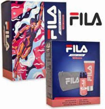 Actual product image FILA 2024 Bravery Woman Deodorant Spray 150 Ml + Bath Gel 200 Ml + Pouch (Spray, 200 ml)