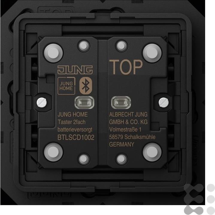 JUNG BTLSCD1002 HOME Push-button 2gang