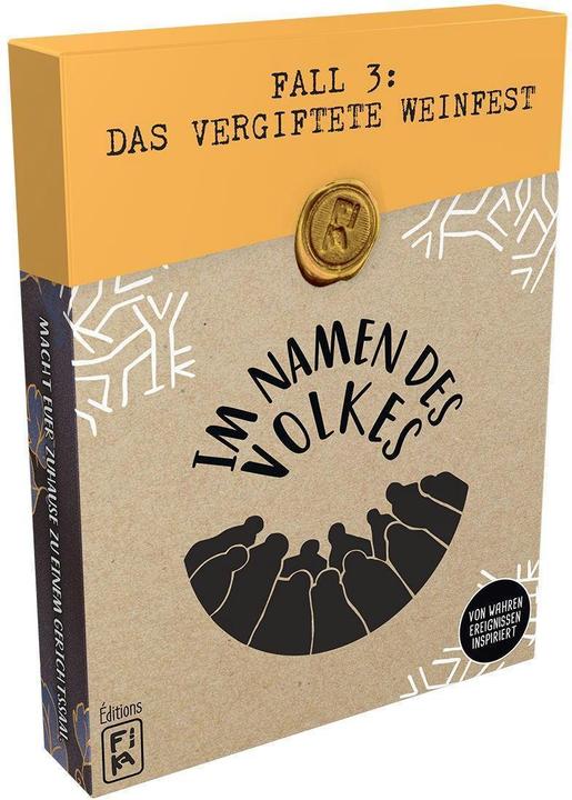Actual product image FIKA Editions In the Name of the People - Case 3: The Poisoned Wine Festival (DE Edition) (German)
