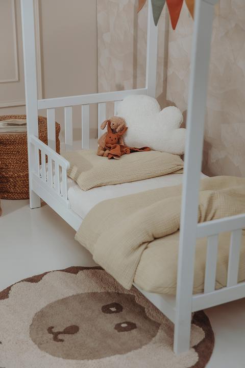 Actual product image Meyco spannbettlaken kinderbett pre-washed musselin (70 x 140 cm)