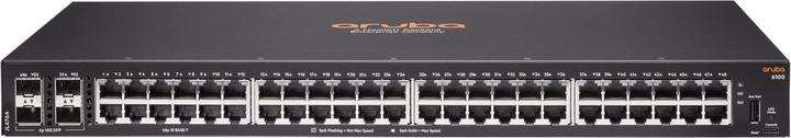 Produktbild HPE E Aruba 6100 Switch 4 SFP+ Ports, 1 USB Type C Console Port, 1 USB Type A Host Port, Layer 2 (48 Ports)