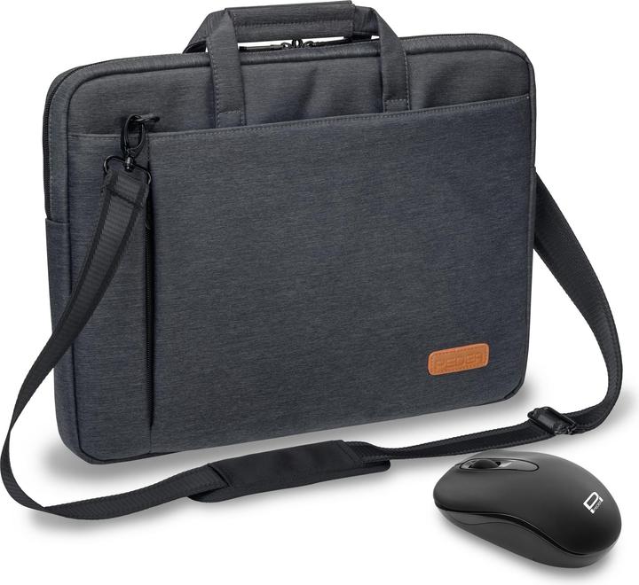 Immagine prodotto Pedea Custodia per notebook "ELEGANCE" 39,6 cm (15.6"), grigio + mouse (15.60")