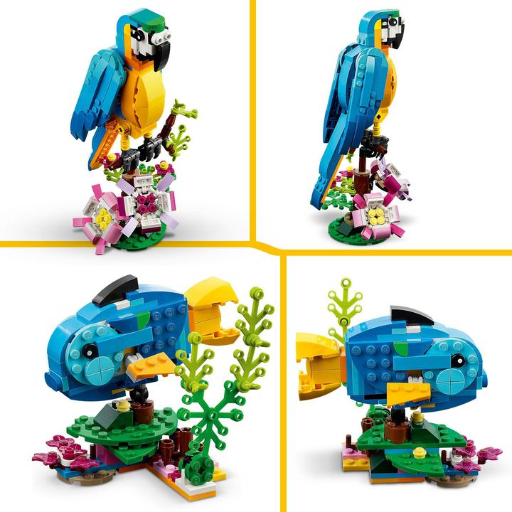 Produktbild LEGO Exotischer Papagei (31136, LEGO Creator 3-in-1)