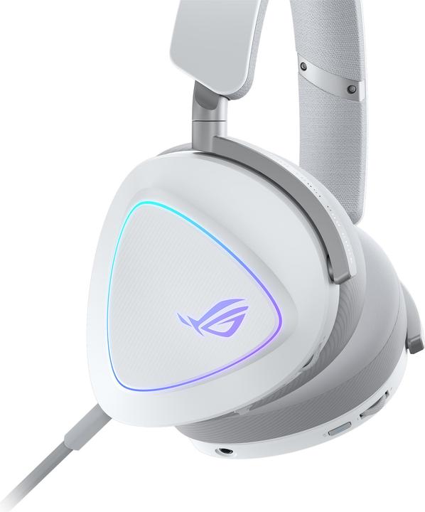 Produktbild ASUS Headset ROG Delta II WHT (Kabellos, Kabelgebunden)