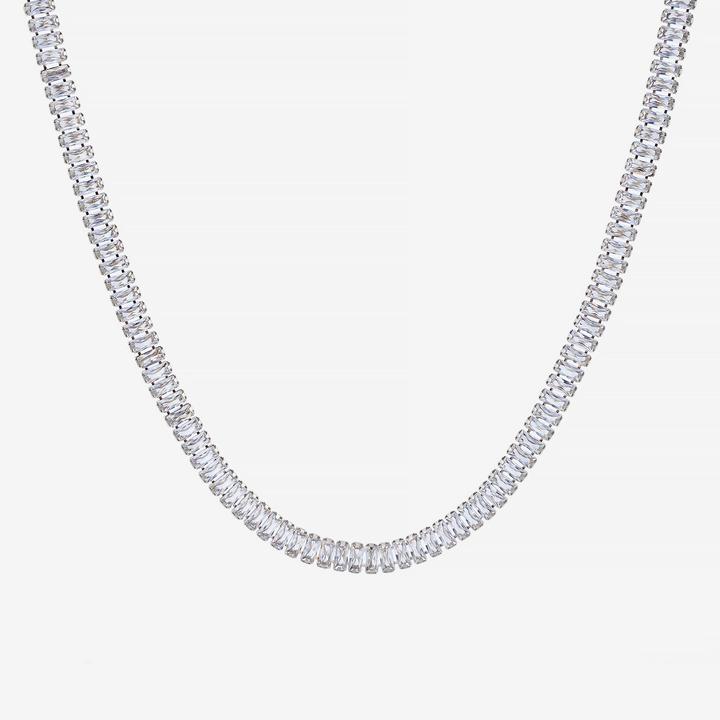 Sensora Jewelry Baguette Halskette (Edelstahl)
