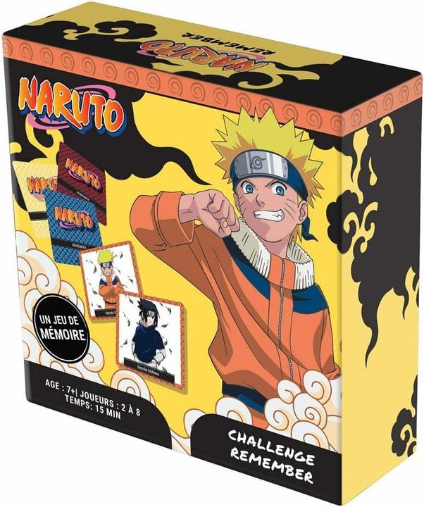 Actual product image Topi games Naruto jeu de cartes Remember Challenge *FRANCAIS* (French)