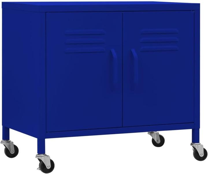 Produktbild VidaXL Stahl-Aufbewahrungsschrank mit Rollen (60x35x56 cm) (60 x 35 x 56 cm)