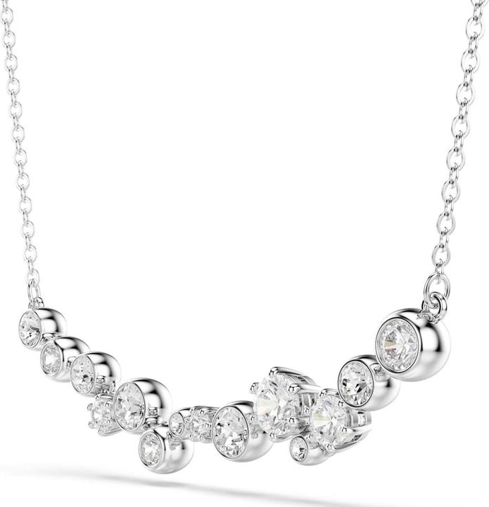 Produktbild Swarovski Constella Halskette Verschiedene Schliffe Weiss Rhodiniert