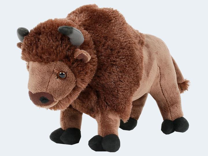 Produktbild Semo Plüschtier Bison 25 cm, Kuscheltiere Stofftiere Büffel Wisent Prärie Tiere Steppe (25 cm)