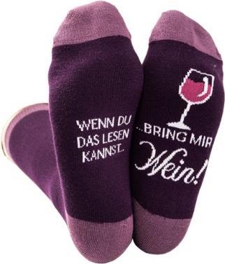 Actual product image Cool sock - Wine - Size 36-40 - by (36 - 40)