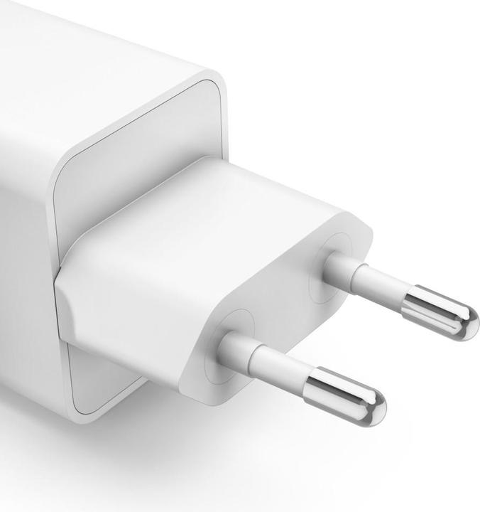 Produktbild Hama Schnellladegerät, GaN, 2x USB-C, Super-Mini-Ladegerät, PD, 40 W, Weiss (40 W)