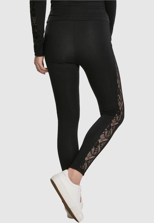 Immagine prodotto Urban Classics Leggings a righe in pizzo da donna (4XL)