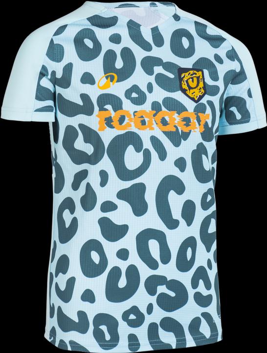 Produktbild Kipsta Mädchen Fussball Trikot - Viralto Leopard blau (6, 7, 8)