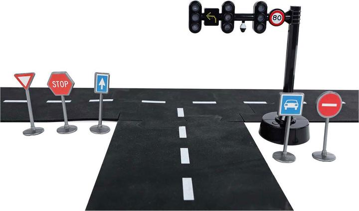 Actual product image Kids Globe Farming Traffic light with 3 lights 12cm with function 5 signs