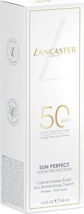 Actual product image Lancaster Sun Perfect Illuminating Cream (Suntan cream, SPF 50, 50 ml, 102 g)