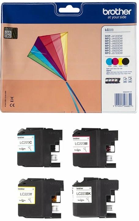 Image du produit Brother LC-223 Value Pack (M, C, Y, CF)