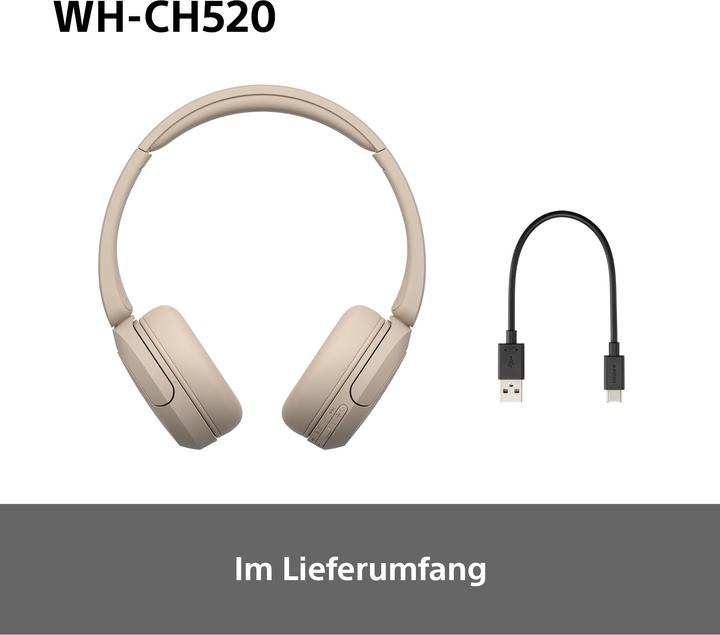 Actual product image Sony WH-CH520 (No noise cancelling, 50 h, Wireless)