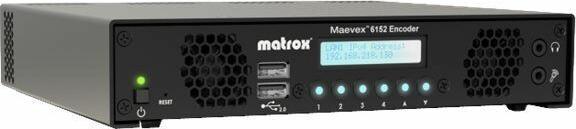 Actual product image Matrox Maevex 6152 Quad 4K Enterprise Encoder Appliance / MVX-E6152-42, 3840 x 2160 pixels, 60 ips