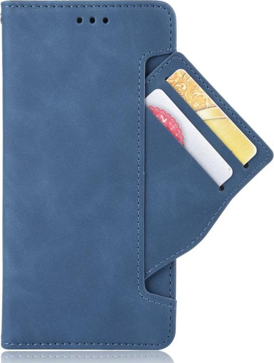 Actual product image Cover-Discount Galaxy A53 5G - case with many card slots dark blue (Samsung Galaxy A53 5G)