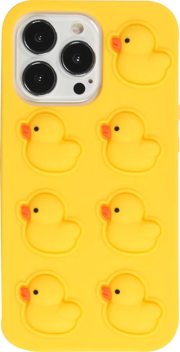 Actual product image PhoneLook Coque silicone jeu éclate bulles anti-stress canards (Apple iPhone 13 Pro Max)