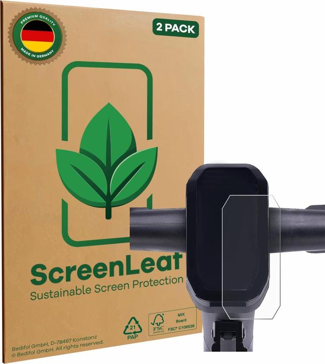 ScreenLeaf Schutzfolie nachhaltiger Displayschutz Display Schutz Folie Klar Transparent