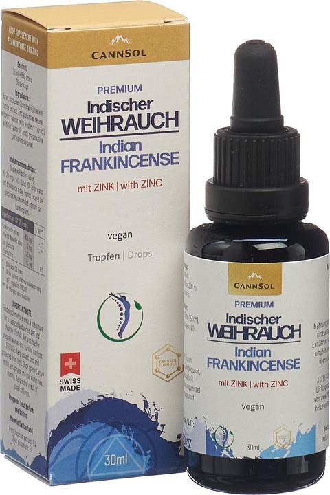 Immagine prodotto Cannsol encens indien avec zinc soluble dans l'eau biodisponibilité optimal liq (1 Pezzo/i, Goccia, 106 g)