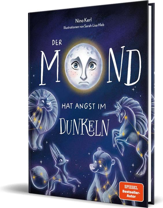 Produktbild Der Mond hat Angst im Dunkeln (Deutsch, Sarah-Lisa Hleb, Nino Kerl, 2023)