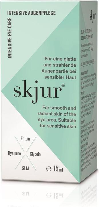 Valeurs nutritives et ingrédients Skjur Soin des yeux (15ml) (Crème, 15 ml, Jour + nuit)