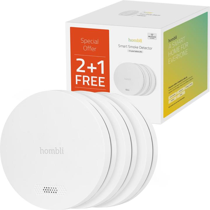 Actual product image Hombli Smart smoke detector