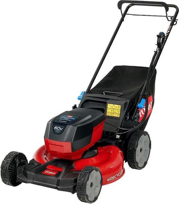 Produktbild Toro Akku Rasenmäher 60V Max 52 cm Recycler, Fangkorb, Auswurf (Batteriebetrieb)
