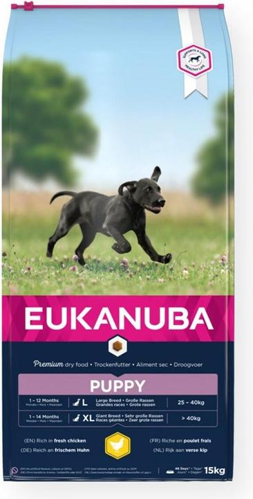 Produktbild Eukanuba Puppy & Junior Large Breed Huhn (Junior, 1 Stk., 15000 g)