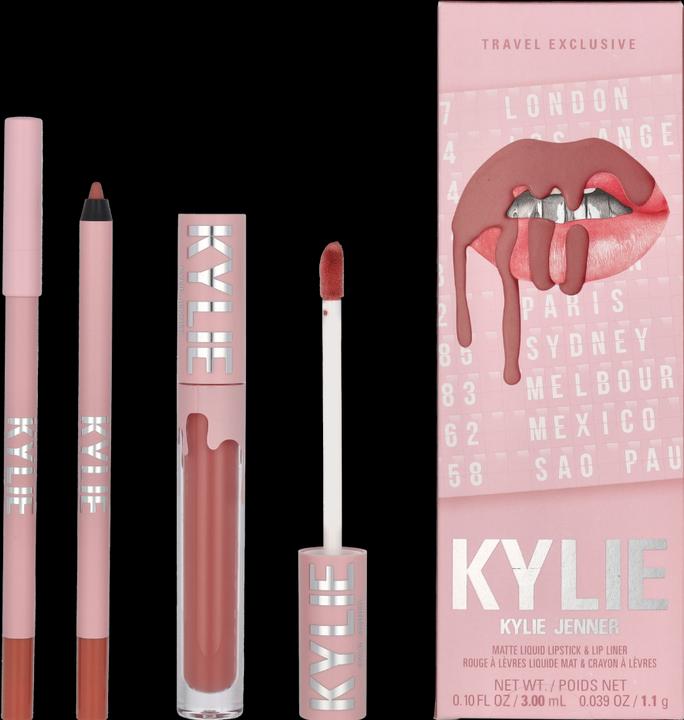 Actual product image Kylie Jenner Kylie By Matte Lip Kit (Lip Liner 1,1gr, 354 - Matte Liquid Lipstick 3ml)