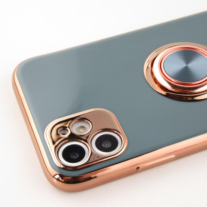 Immagine prodotto PhoneLook Coque Gel Bronze avec anneau gris (Apple iPhone 14 Pro)